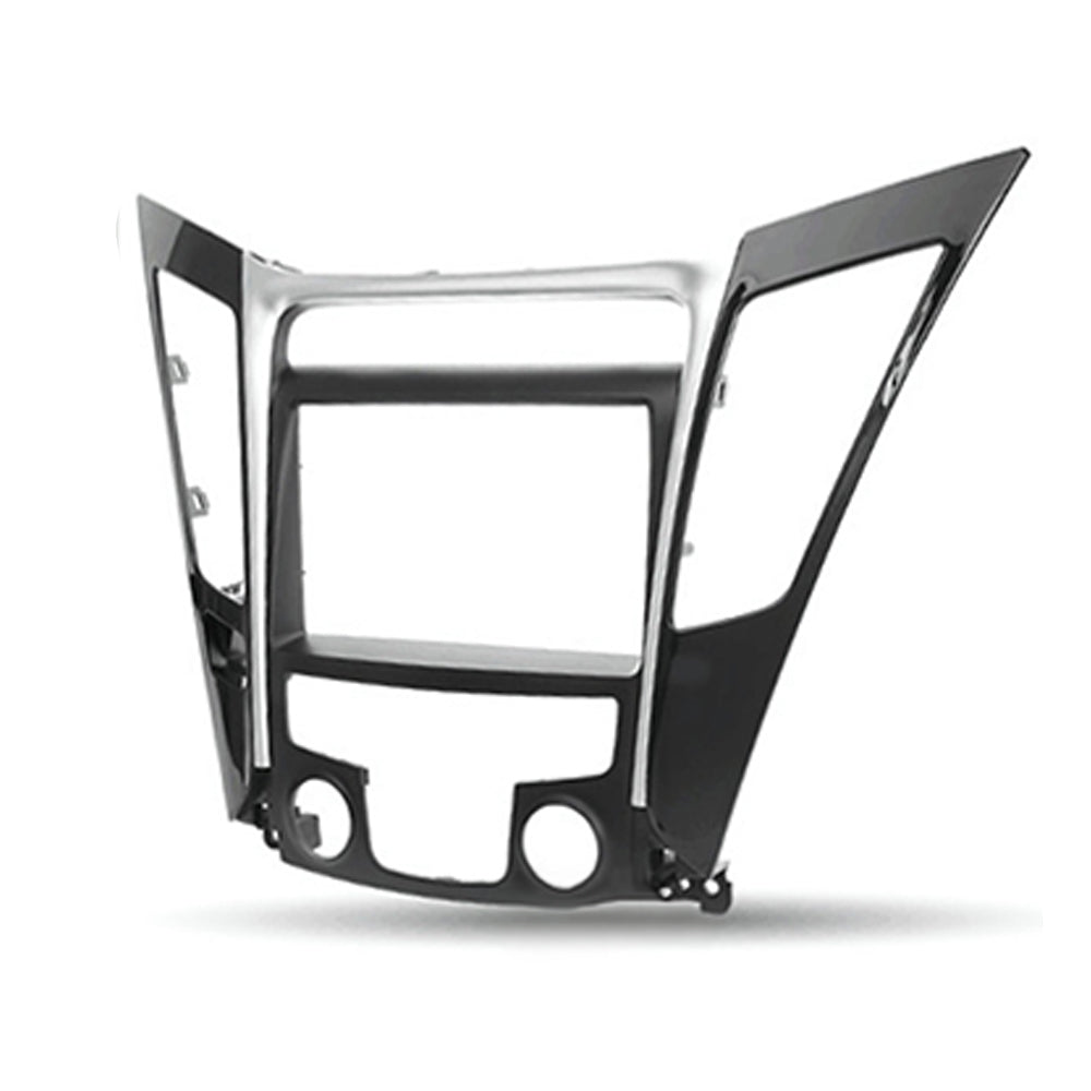 FITTING KIT HYUNDAI SONATA , I45 2010 - 2014 DOUBLE DIN (BLACK & SILVER) (MANUAL AIR CON)