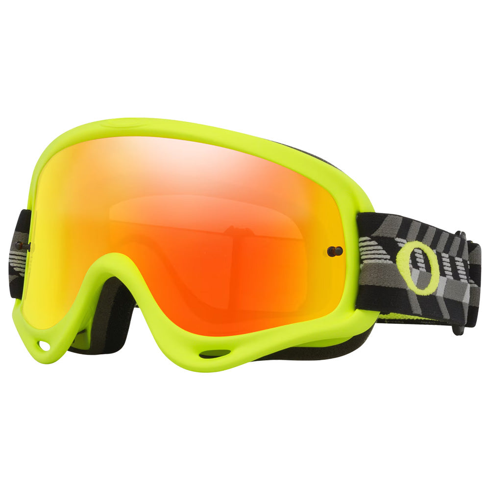 O-Frame MX Goggle Black Empire / Fire Iridium Lens