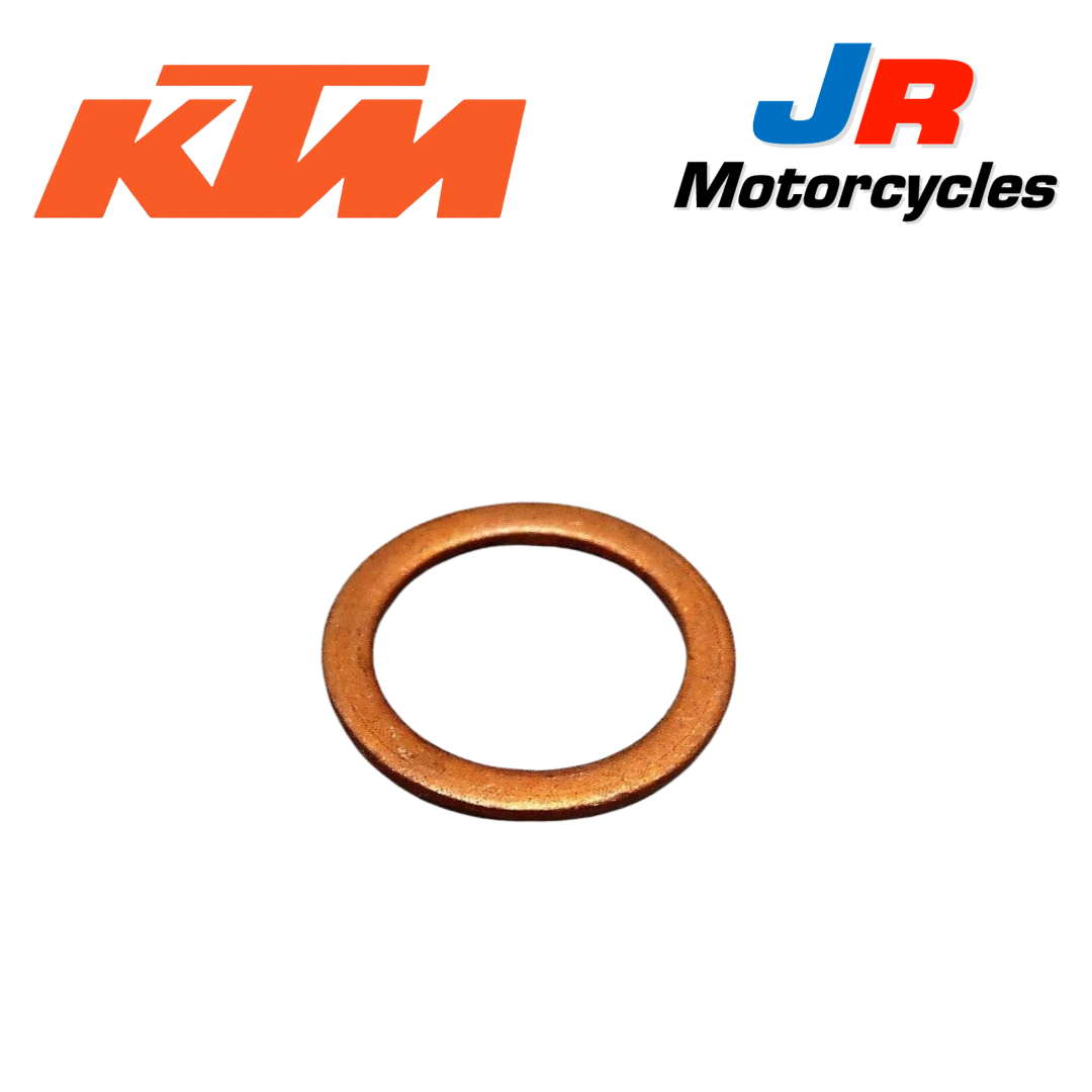 Genuine KTM Copper Crush Washer 10×14×1mm – 0603100141