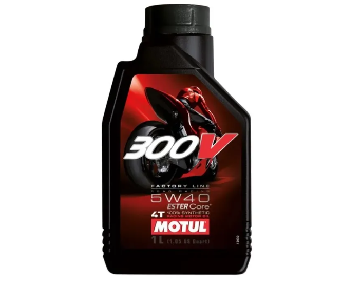 Motul Road Racing 4-stroke 100% Synthetic 300V 4T RR 5W40 1L
