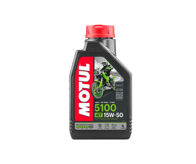 Motul 4 stroke Semi Synthetic Engine Oil 5100 4T 15W50 1L