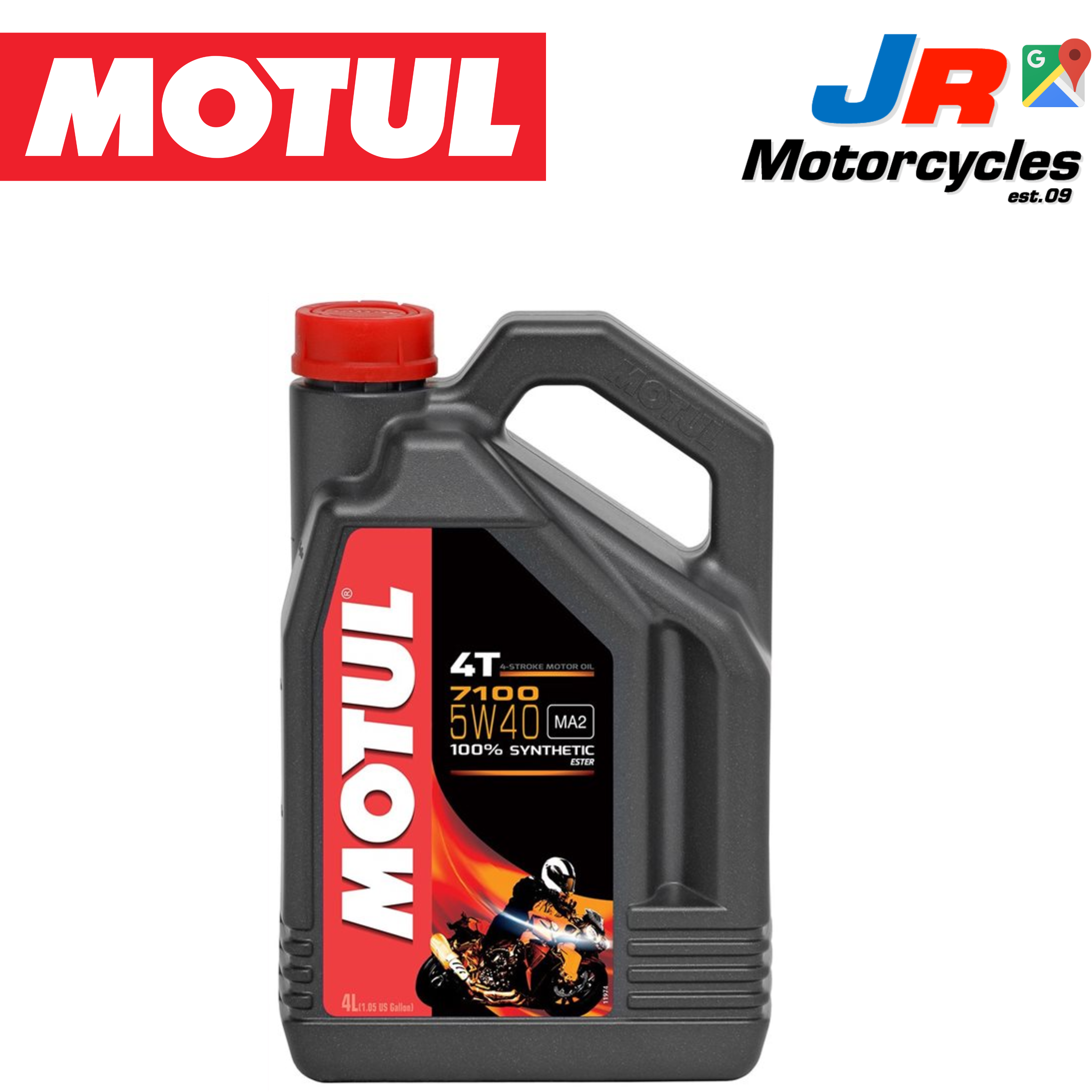 Motul Fully Synthetic Engine Oil 7100 4T 5W40 4L