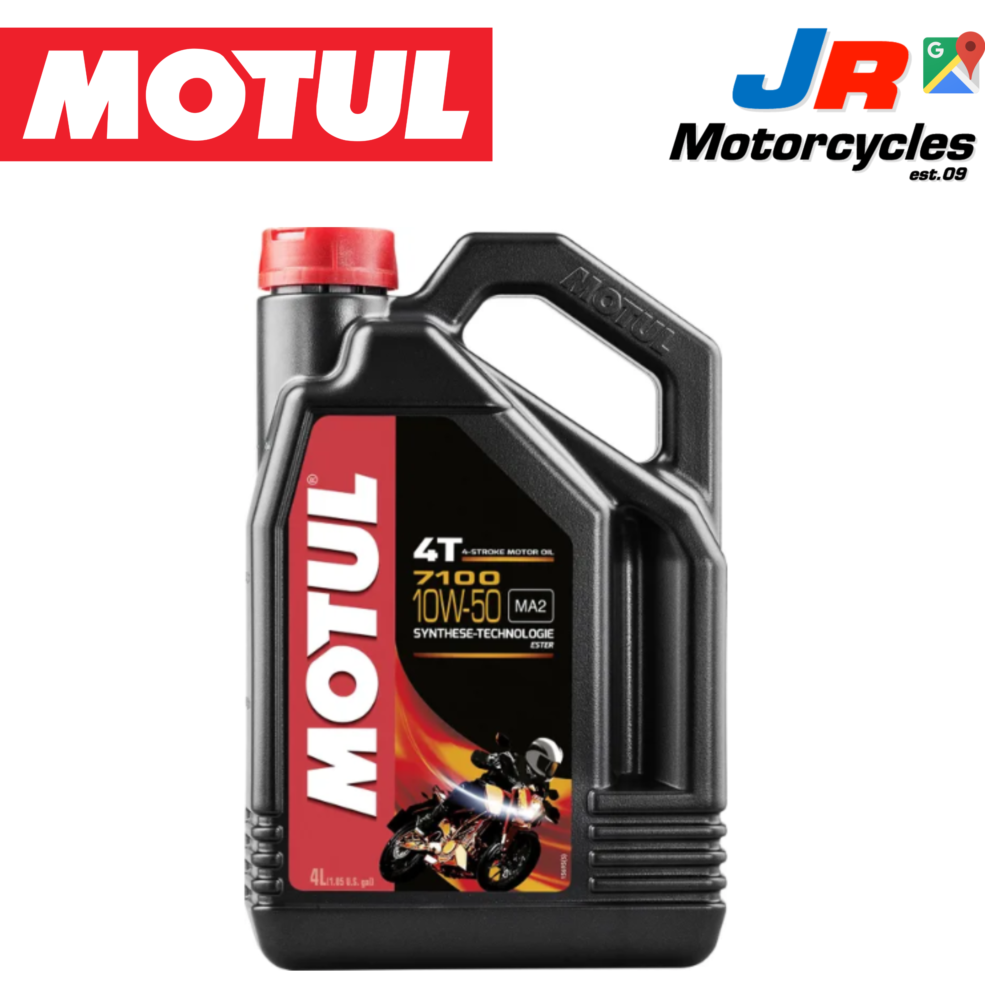 Motul Engine Oil Fully Synthetic 7100 4T 10W50 4L