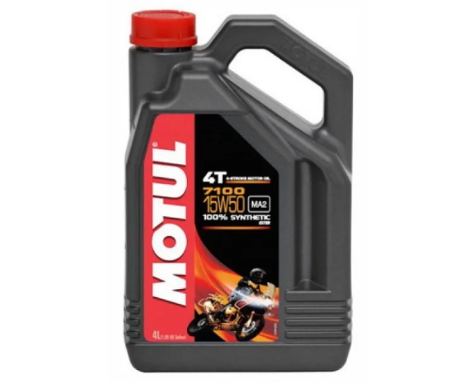 Motul Engine Oil Fully Synthetic 7100 4T 15W50 4L