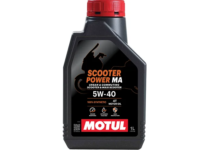 Motul Low Emission 100% Synthetic Engine Oil Scooter Power LE 5w40 1L