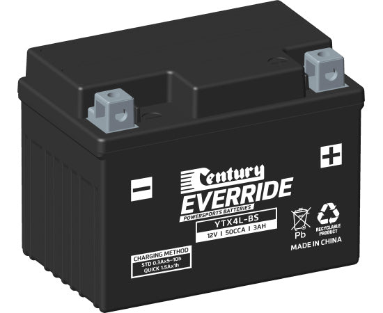 Century YTX4L-BS Maintenance Free Agm Battery