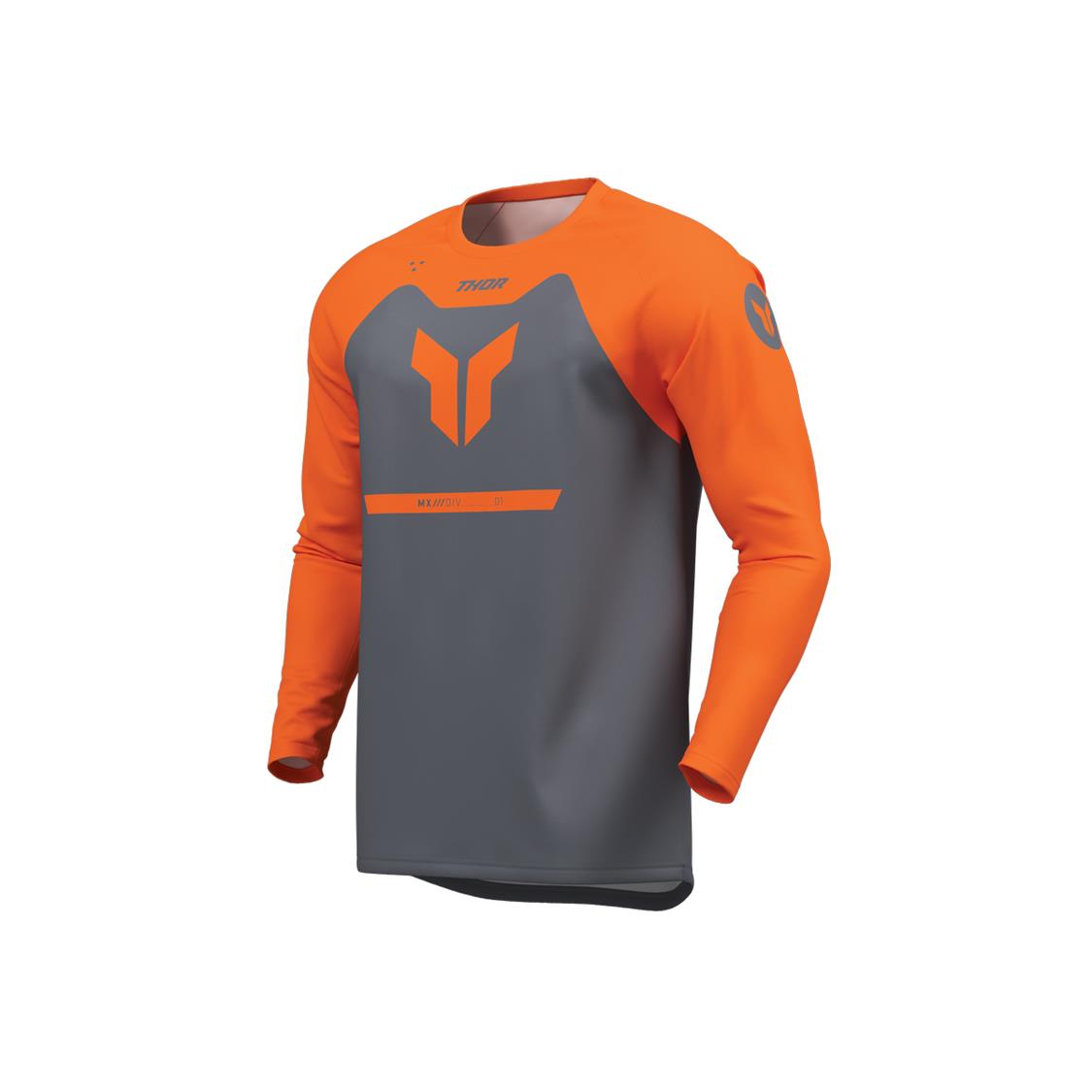 THOR MX JERSEY YOUTH RIDEMODE MENACE CHARCOAL
