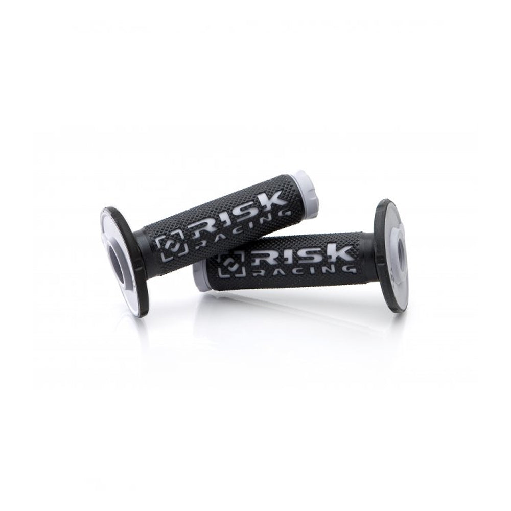 HANDLEBAR GRIPS RISK RACING ERGO BLACK GREY