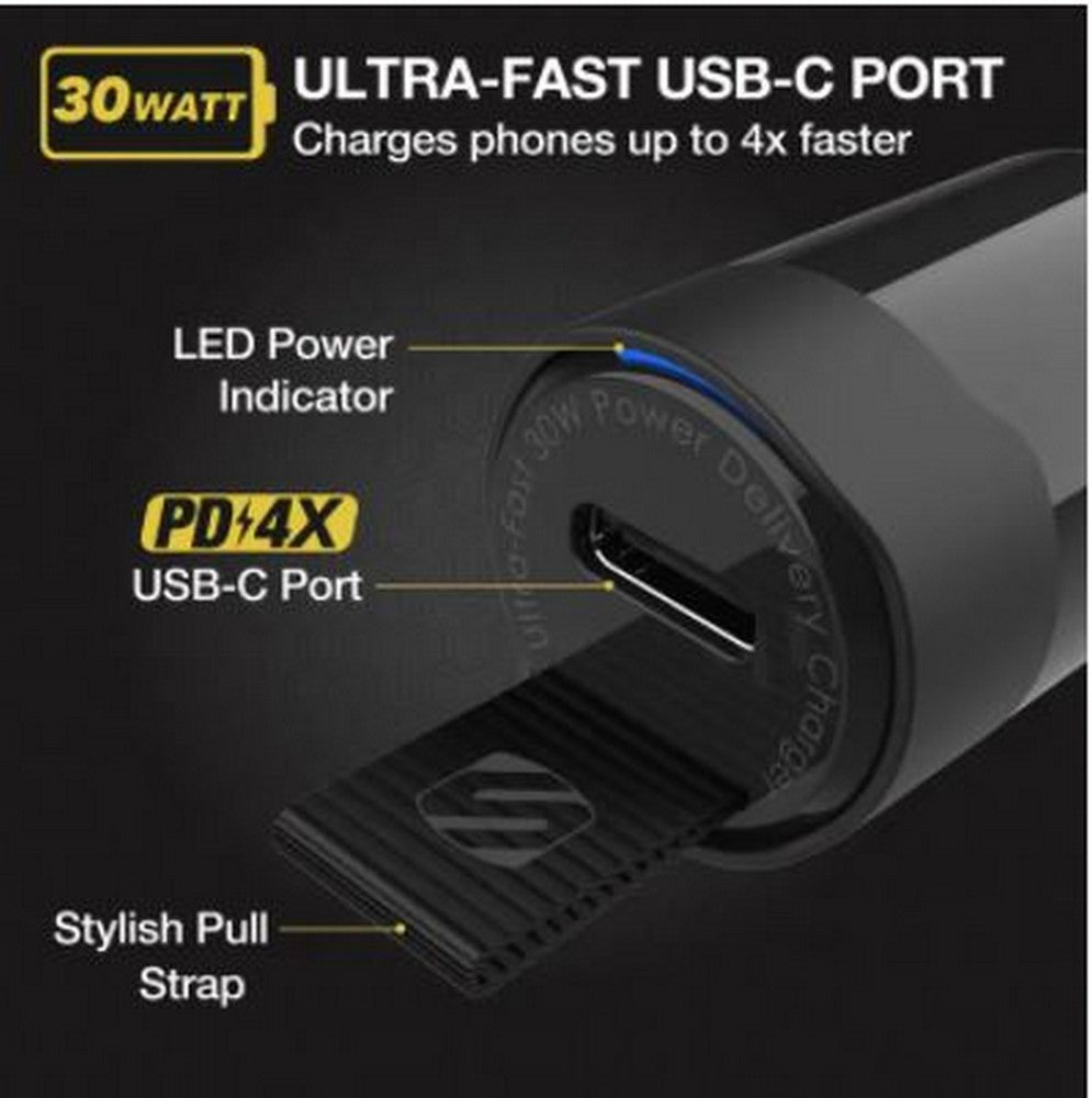 SCOSCHE CAR CHARGER USB-C POWERVOLT PD30 POWER DELIVERY