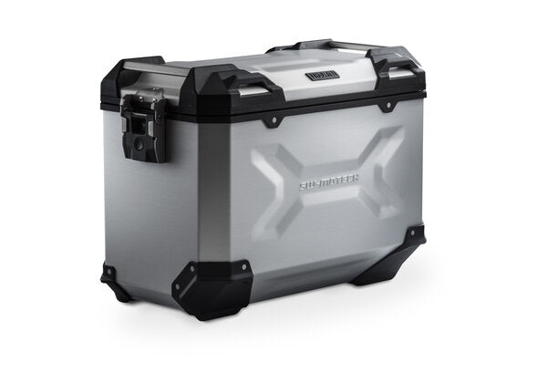 SW MOTECH TRAX ADVENTURE SIDE CASE LEFT ALUMINUM 45L SILVER