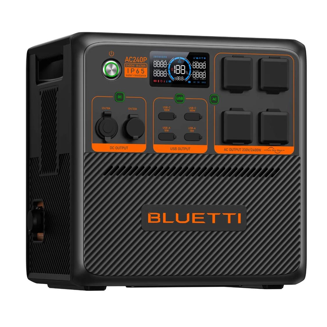 BLUETTI AC240P PORTABLE WATERPROOF POWER STATION | 2400W 1843WH