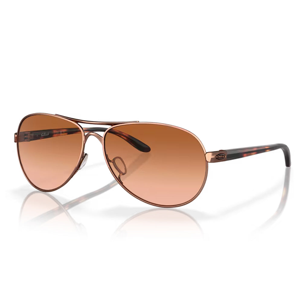 Feedback VR50 Brown Gradient Lenses - Rose Gold Frame