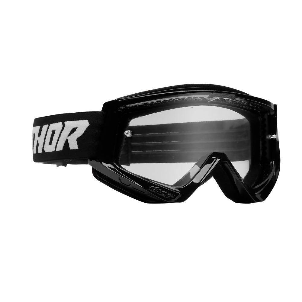 GOGGLES S26 THOR MX COMBAT RACER BLACK/WHITE