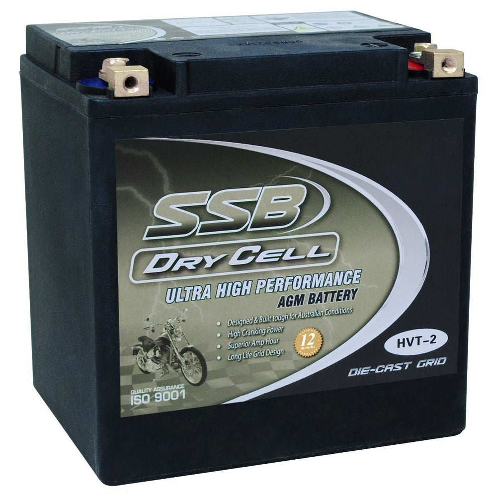 MOTORCYCLE AND POWERSPORTS BATTERY AGM 12V 30AH 515CCA BY SSB ULTRA HIGH PERFORMANCE DRY CELL