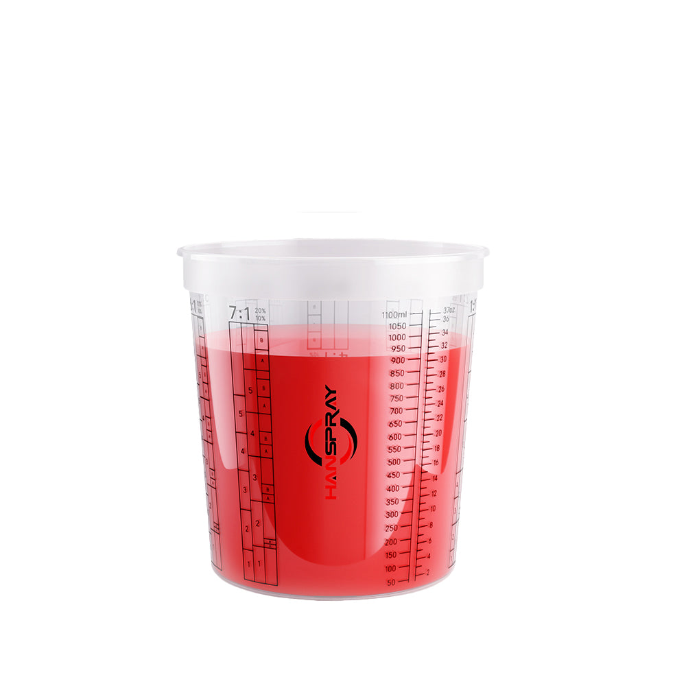 HANSPRAY MIXING CUPS 300ML (400ML CAPACITY) - SLEEVE OF 25