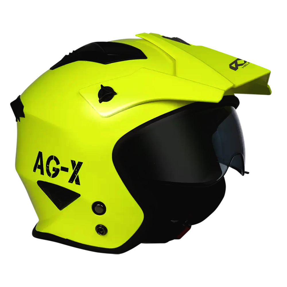 RXT AG-X Farm Helmet - Fluro Yellow