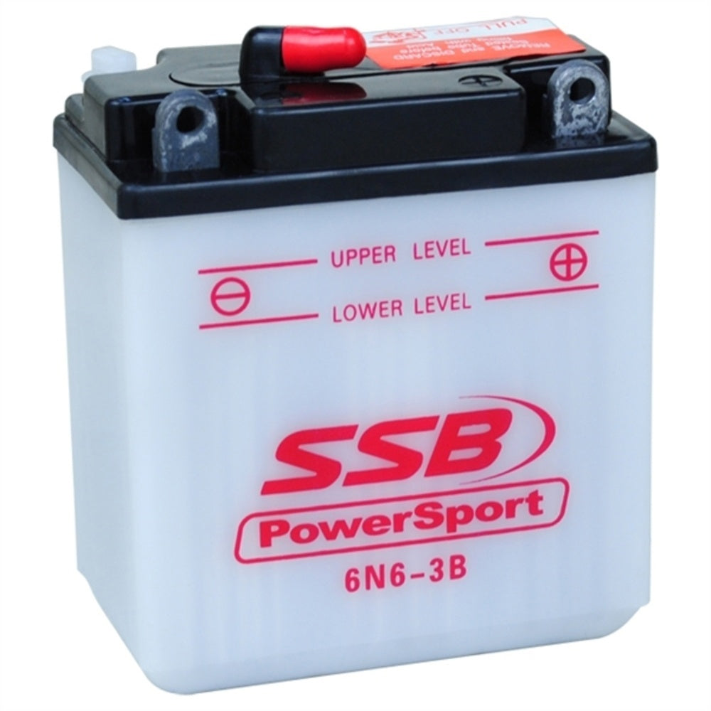 MOTORCYCLE AND POWERSPORTS BATTERY AGM 6V 6AH BY SSB HIGH PERFORMANCE