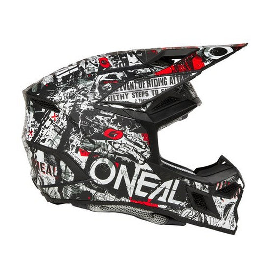 O'Neal 3SRS ATTACK Helmet - Black/White