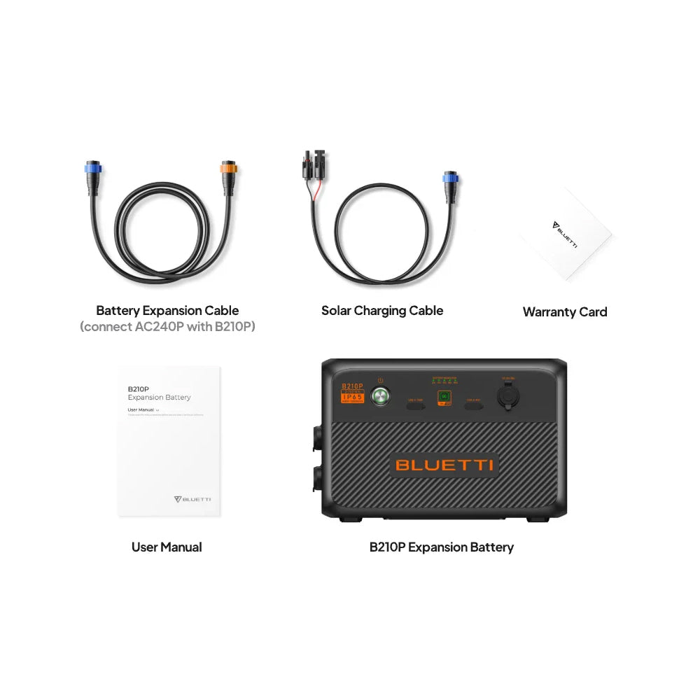 BLUETTI B210 EXPANSION BATTERY & USB/12VDC UPS POWER STATION | 2150WH
