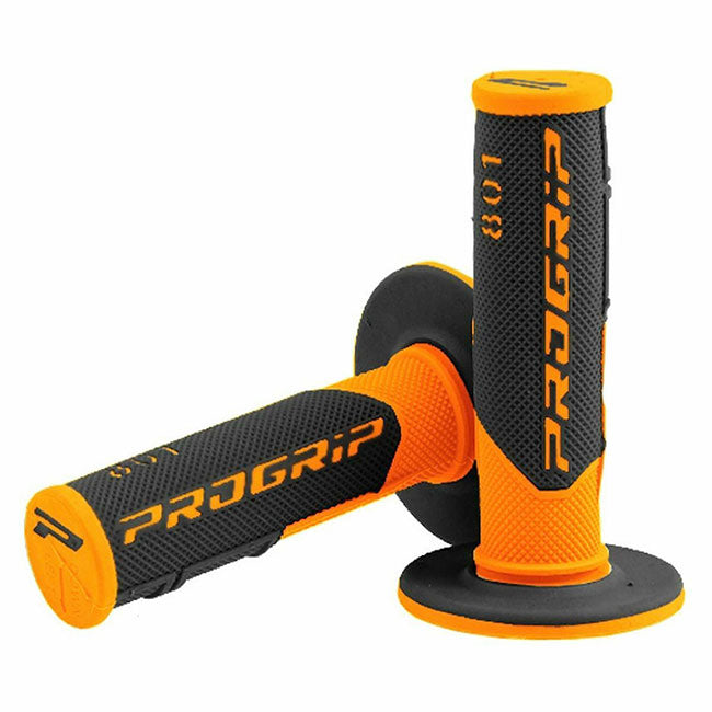 Progrip PG801 MX Grips - Black/Orange PG801BO