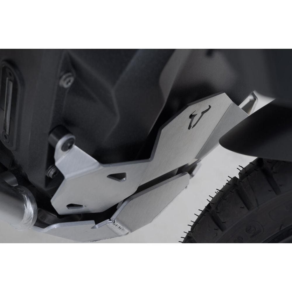BASH PLATE EXTENSION SW MOTECH SILVER BMW R1300GS 23-ON