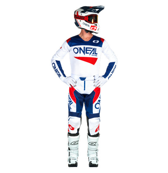 O'Neal HARDWEAR AIR Slam Pant - White/Blue/Red