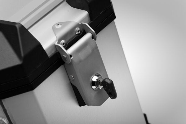 SW MOTECH TRAX ADVENTURE SIDE CASE RIGHT ALUMINUM 37L SILVER