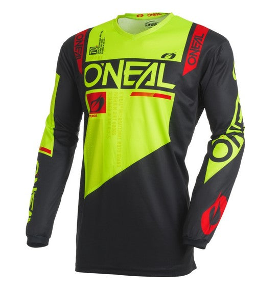 O'Neal 2027 Youth ELEMENT Factor Jersey - Neon/Black