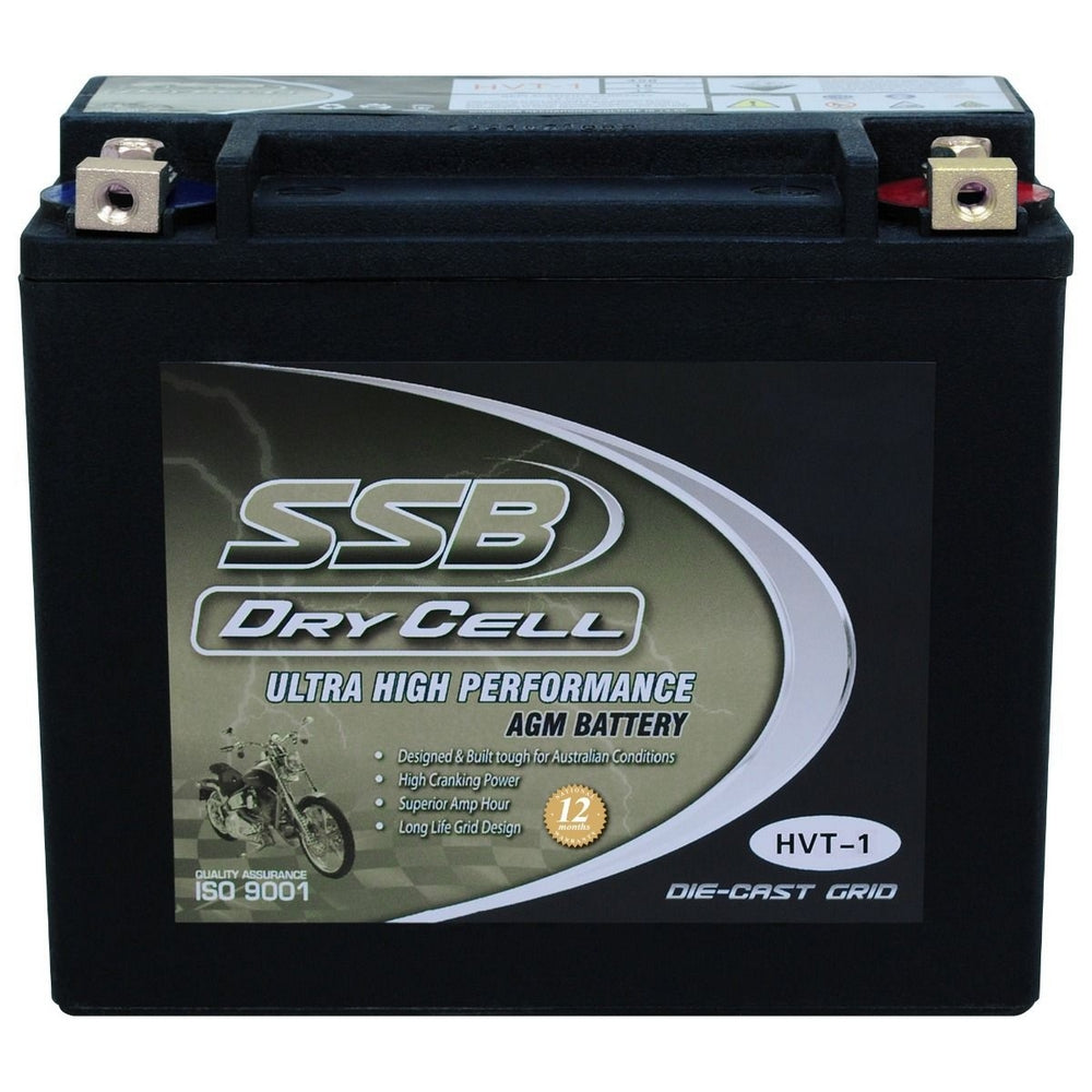 MOTORCYCLE AND POWERSPORTS BATTERY AGM 12V 18AH 450CCA BY SSB ULTRA HIGH PERFORMANCE DRY CELL