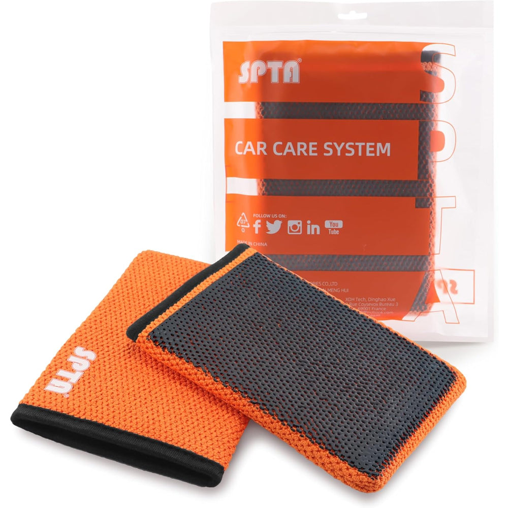 SPTA ORANGE CLAY MITT