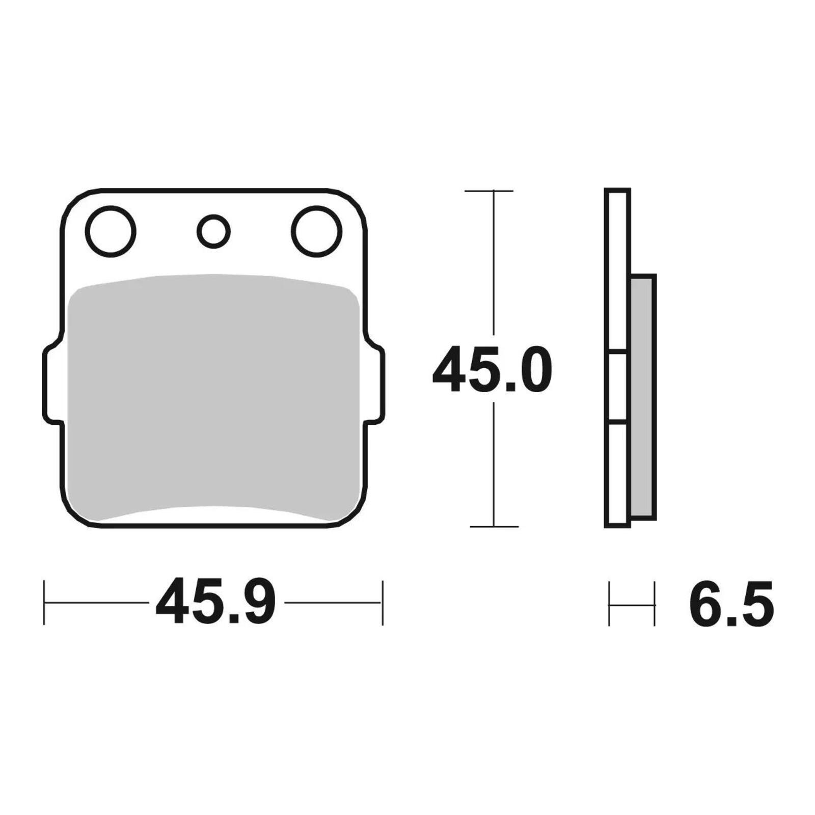 Brembo Upgrade Sinter Front Brake Pads 07HO22SX