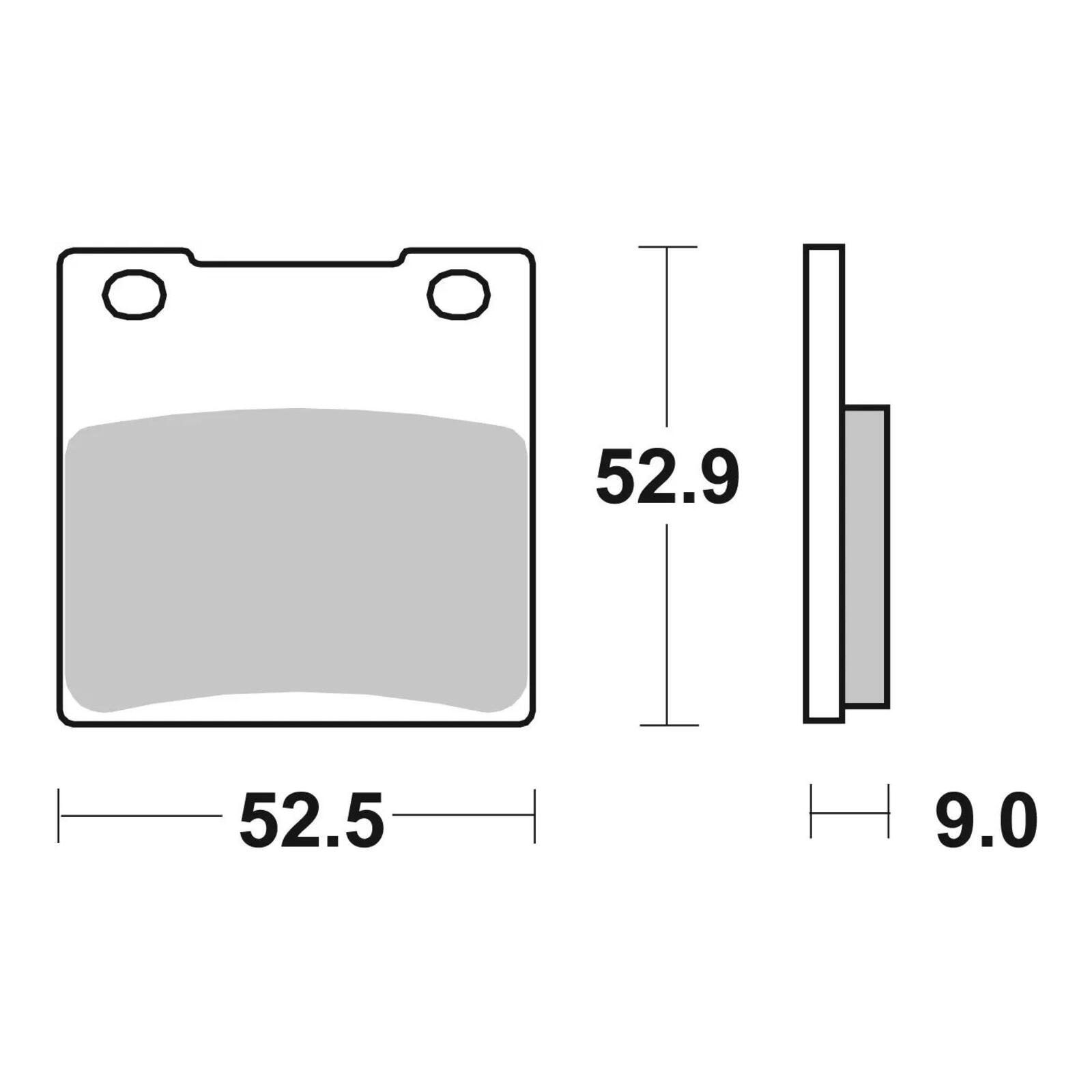 Brembo Prime Sinter Rear Brake Pads 07KS05SP