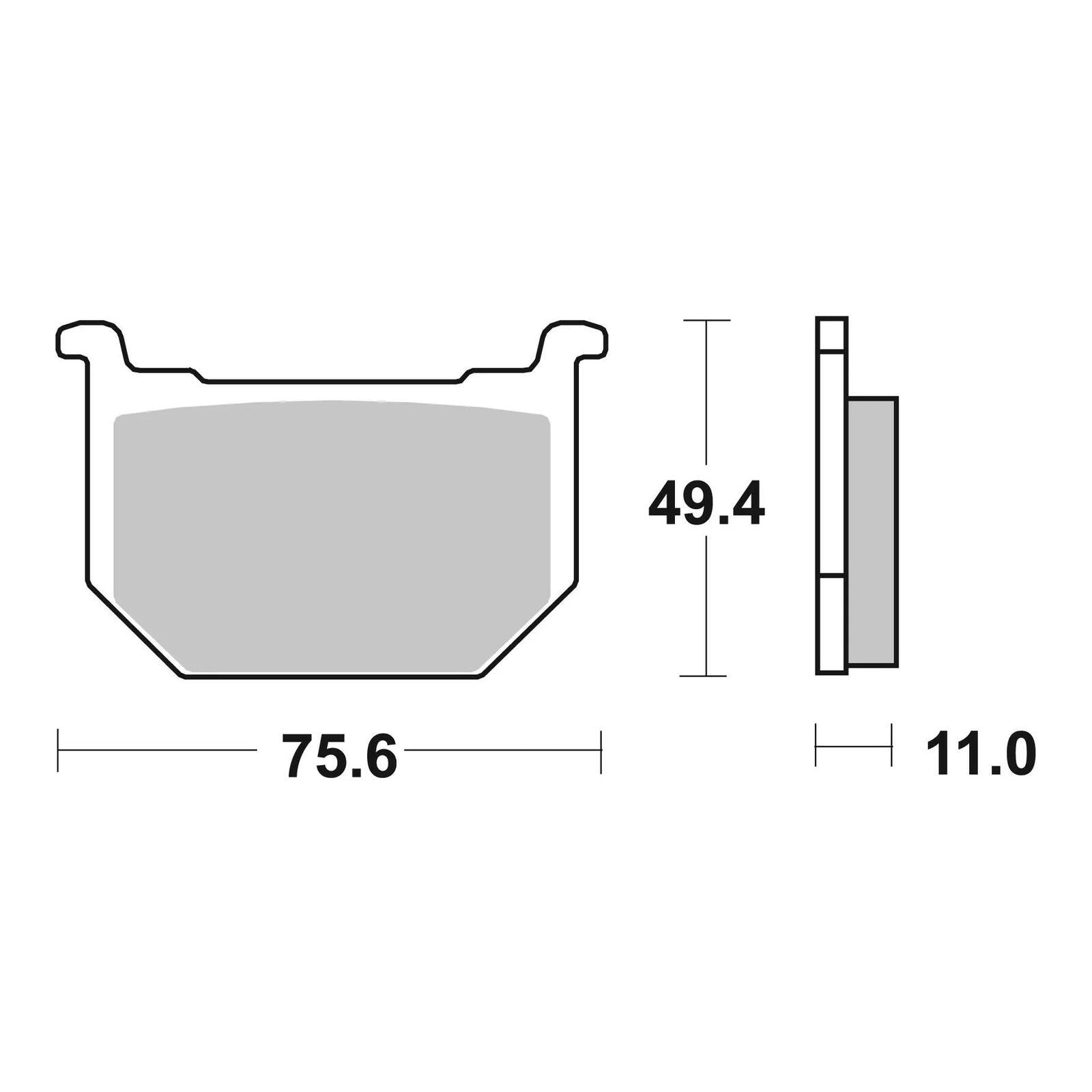 Brembo Prime Carbon Ceramic Front Brake Pads 07SU0312