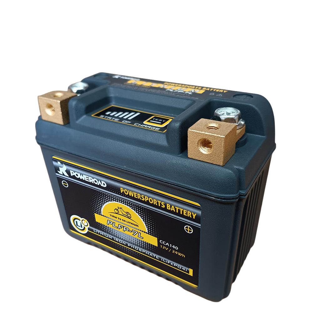 Poweroad PLFP-7L Lithium Iron Motorcycle Battery – 140CCA
