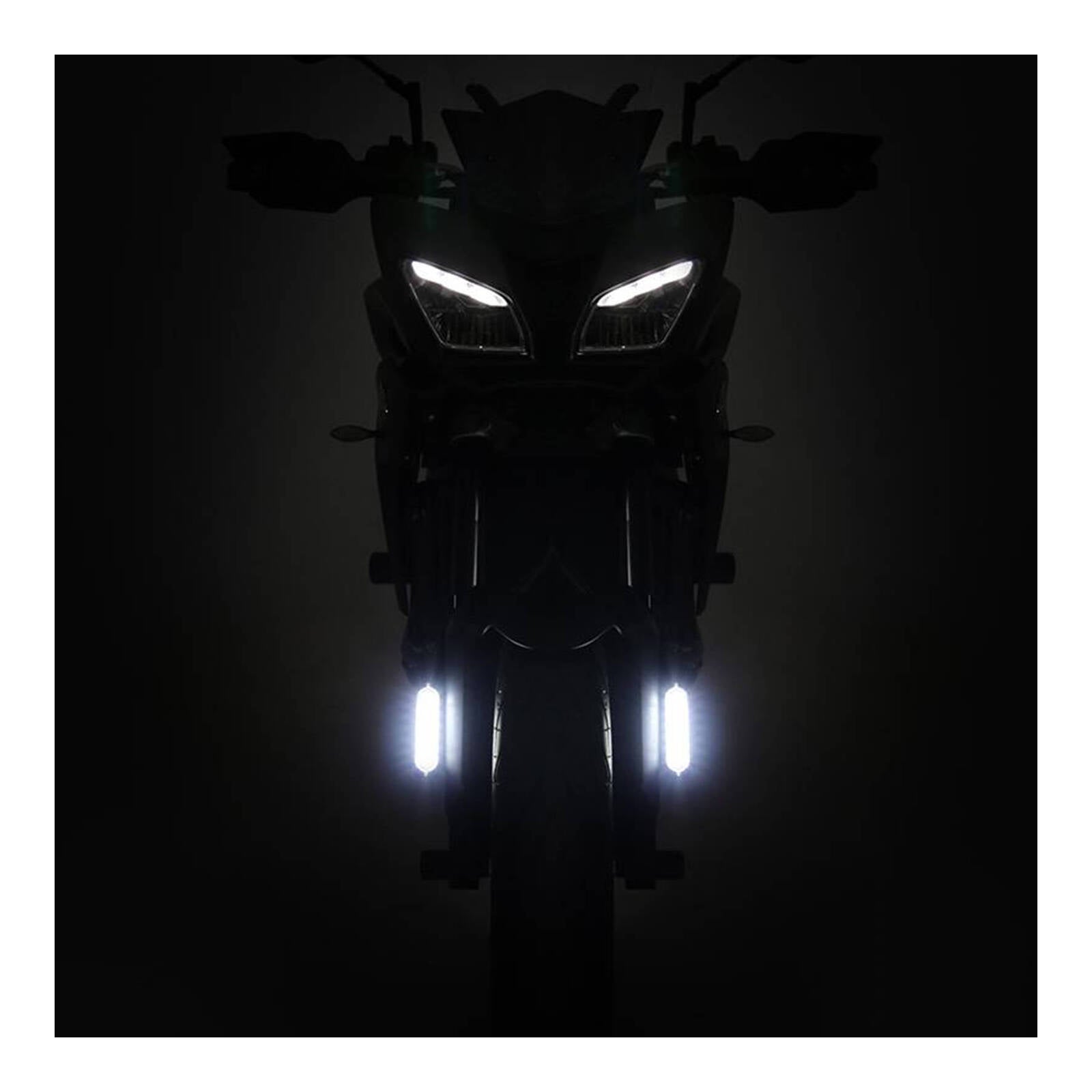 Denali DRL White Day Running Lights with Fender Mount Kit - Pair