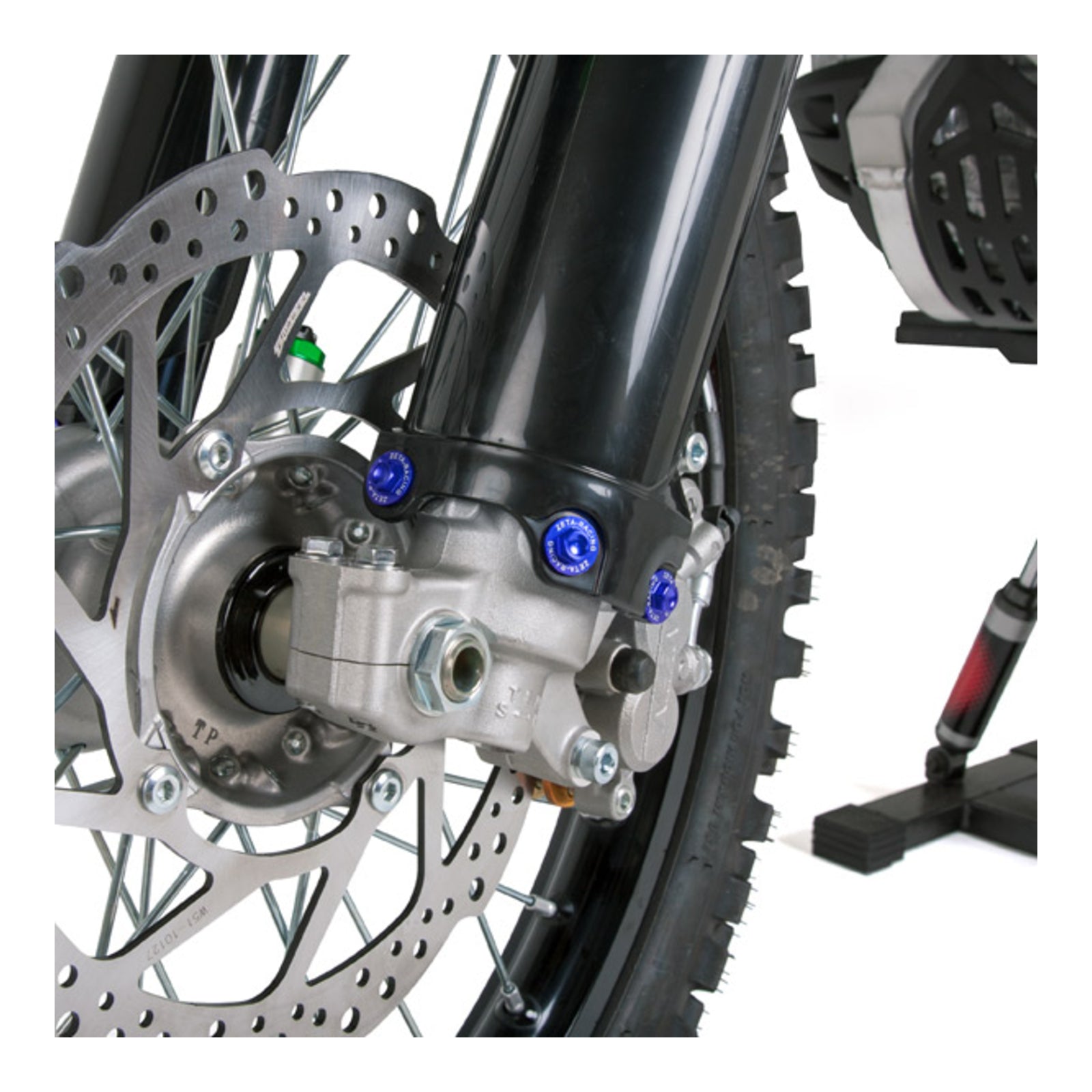 Zeta Fork Guard Bolt Set (6-Piece) - Yamaha Type 2 - Blue