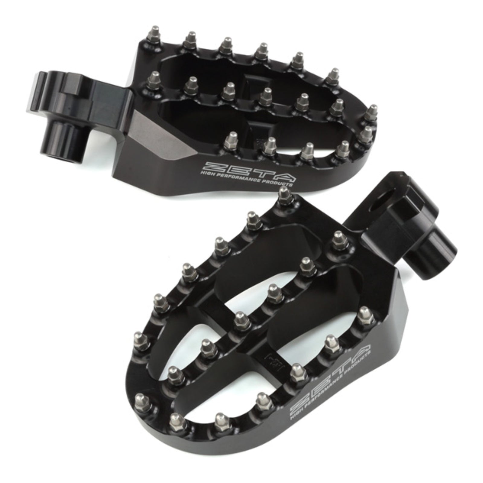 Zeta Aluminium Footpegs YZF 250-450 / YZ125-250 - Black