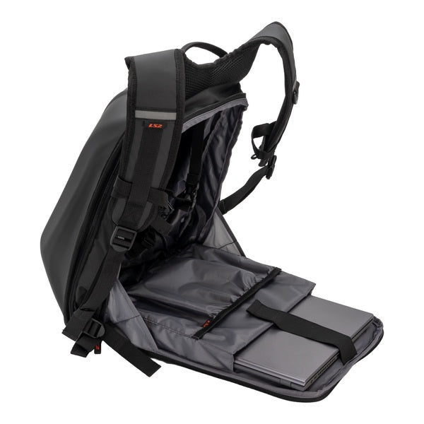 LS2 Shield Backpack 25L Expandable – Fits Full-Face Helmet