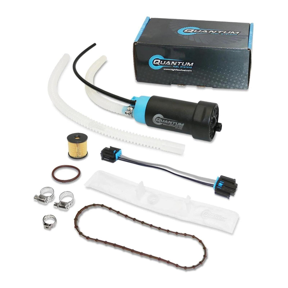 Quantum In-Tank EFI Fuel Pump with Tank Seal, Filter & Strainer