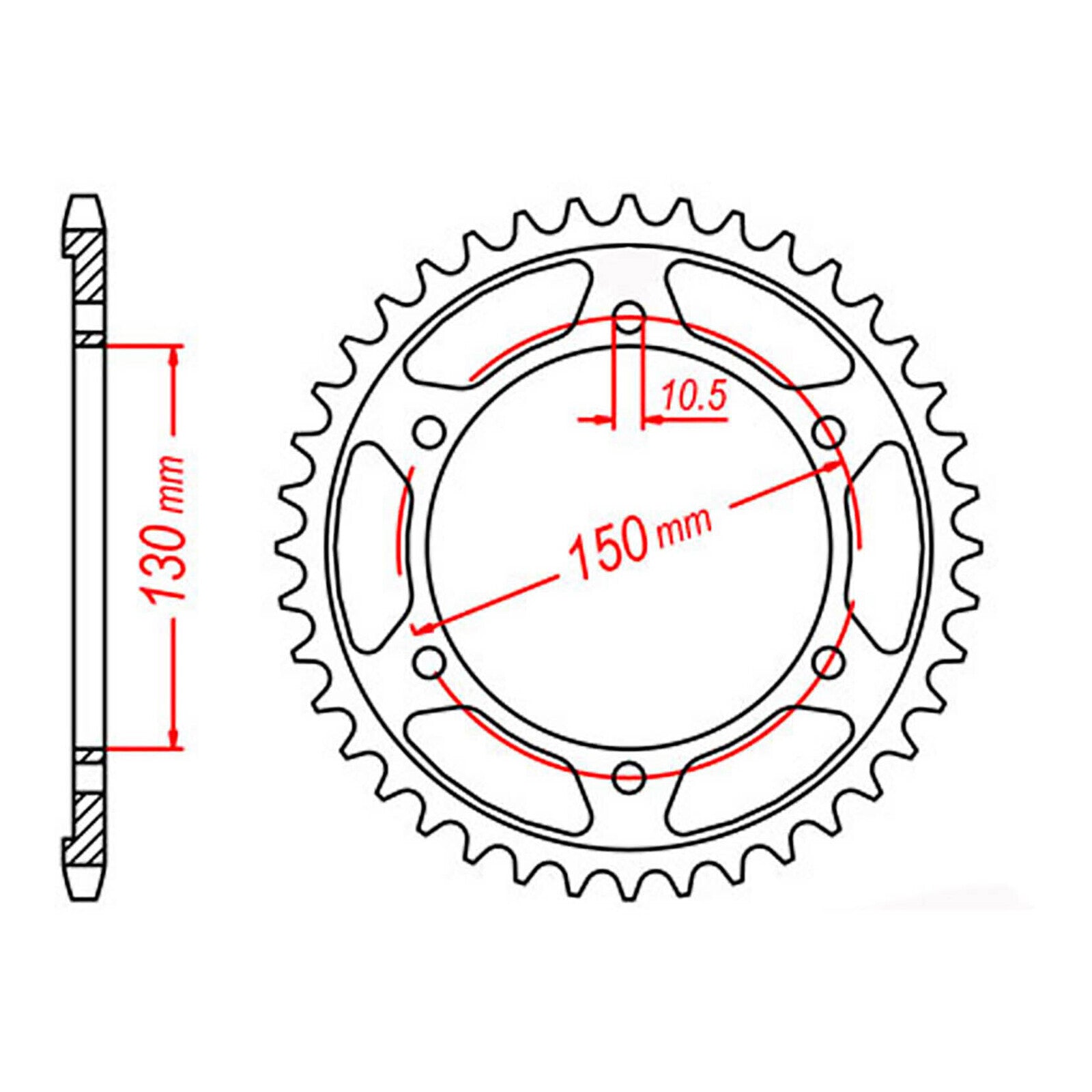 Sprocket Kit Yamaha YZF750 '93-'98 Gold - GB530XRE 16/39