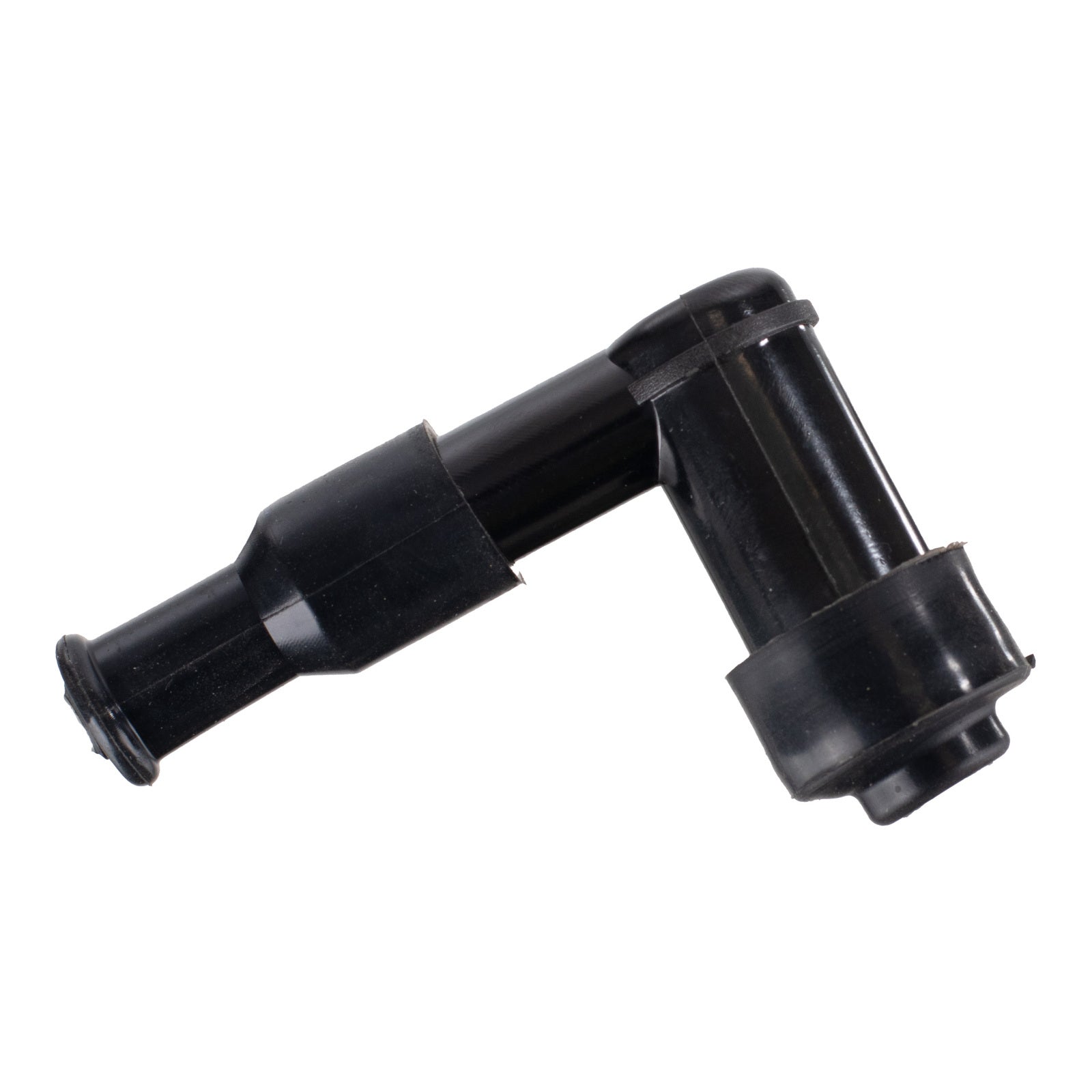 Whites Spark Plug Cap (Replaces LB05E) Right Angle - Black