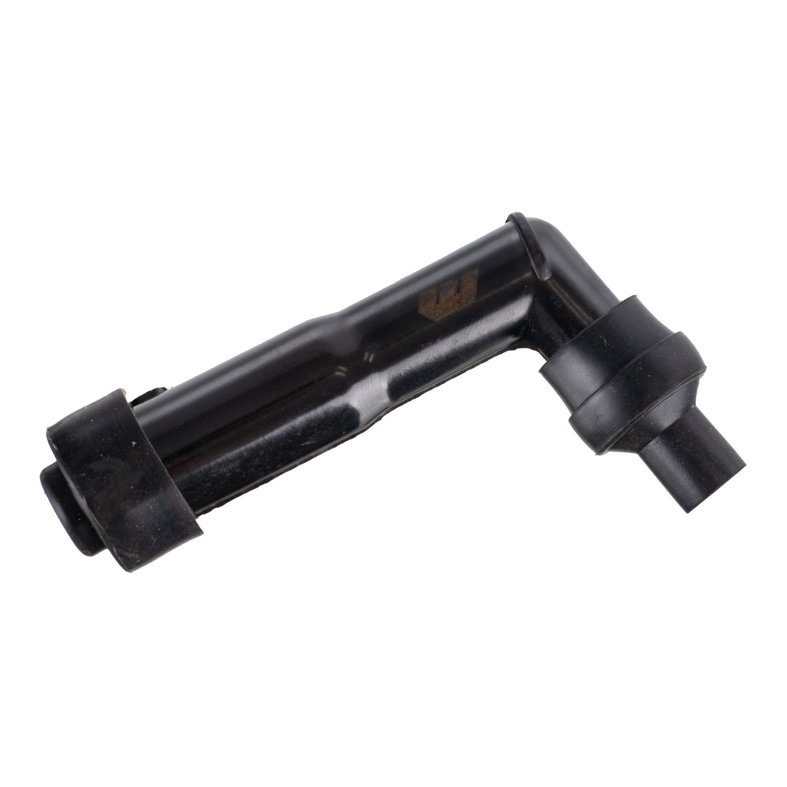 Whites Spark Plug Cap (Replaces XD05F) Long Right Angle - Black