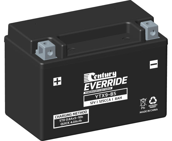 Century YTX9-BS Maintenance Free Agm Battery