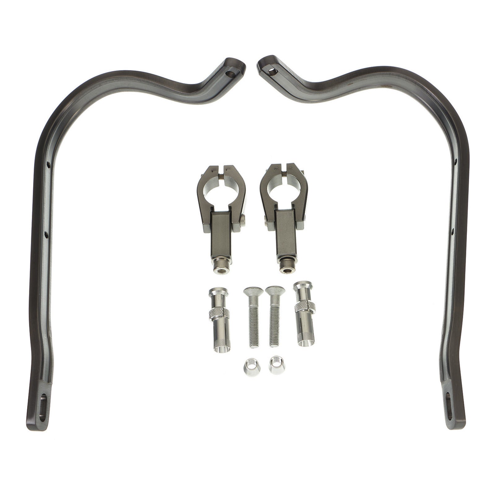 Zeta Armor Bended Hand Guard for 28.6mm Bar - Titanium Colour