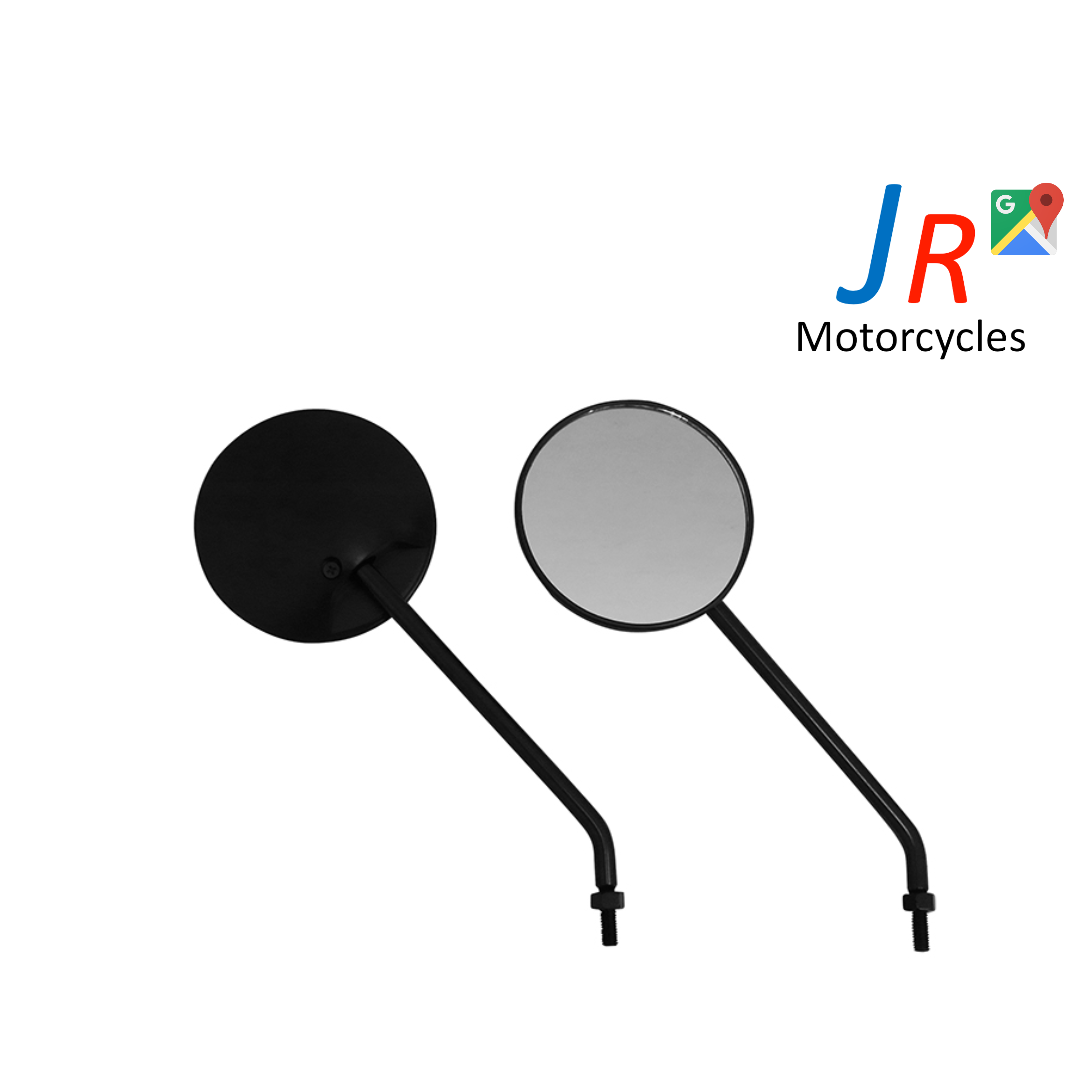 Motorcycle / scooter 8mm Mirror set round style | Imported from Japan image 0