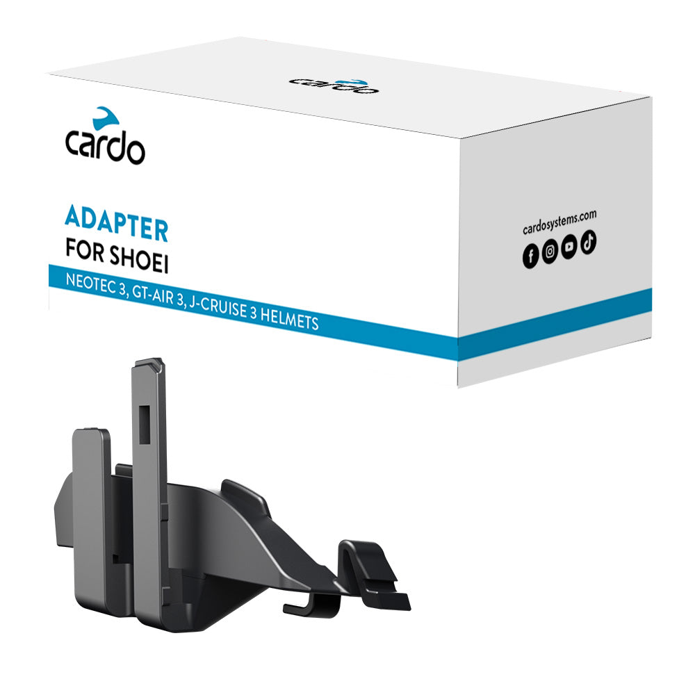 Cardo Adapter for Shoei Gen 3 Helmets: Neotec 3, GT-Air 3, J-Cruise 3