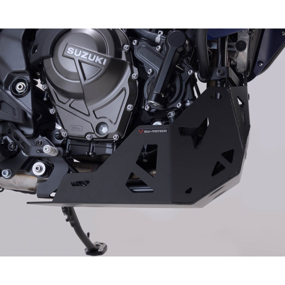 BASH PLATE SW MOTECH BLACK SUZUKI V STROM 800 22-ON