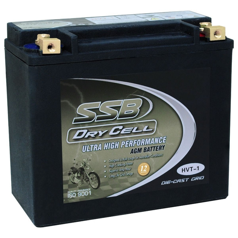 MOTORCYCLE AND POWERSPORTS BATTERY AGM 12V 18AH 450CCA BY SSB ULTRA HIGH PERFORMANCE DRY CELL