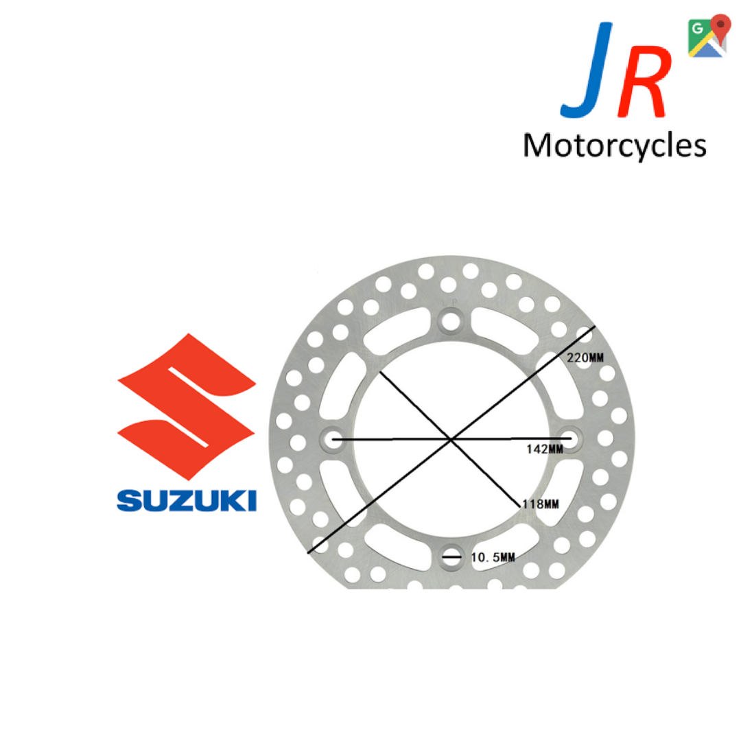Suzuki Rear Brake Disc Rotor DR250 DR-Z250 DRZ250 250XC DR350 DR350R 220mm image 0