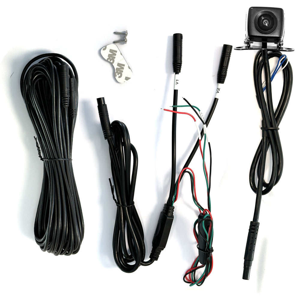 MONGOOSE 9.6" CLIP ON MIRROR - FULL HD - CLIP ON MIRROR MONITOR AND CAMERA KIT